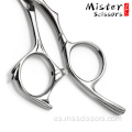 Tijeras de adelgazamiento de cabello con dientes de asta de 6.0 "Professional